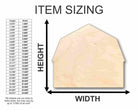 Unfinished Wooden Barn Farm Shape - Craft - up to 24" DIY-24 Hour Crafts