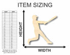 Unfinished Wooden Baseball Player Shape - Sports - Kids Room Decor - up to 24" DIY-24 Hour Crafts