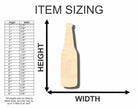 Unfinished Wooden Beer Soda Pop Bottle Shape - Bar Decor - Craft - up to 24" DIY-24 Hour Crafts