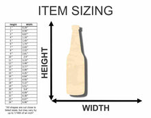Load image into Gallery viewer, Unfinished Wooden Beer Soda Pop Bottle Shape - Bar Decor - Craft - up to 24&quot; DIY-24 Hour Crafts
