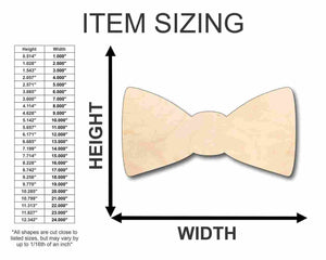 Unfinished Wooden Bow Tie Shape - Groomsmen - Craft - up to 24" DIY-24 Hour Crafts