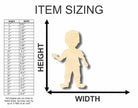 Unfinished Wooden Boy Cut Out Shape - Room Decor - Craft- up to 24" DIY-24 Hour Crafts