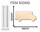 Unfinished Wooden Bus Shape - Craft - up to 24" DIY-24 Hour Crafts