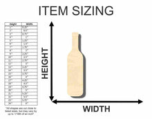 Load image into Gallery viewer, Unfinished Wooden Wine Bottle Shape - Craft - up to 24&quot; DIY-24 Hour Crafts
