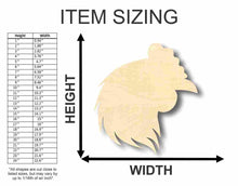 Load image into Gallery viewer, Unfinished Wooden Chicken Shape - Farm Animal - Craft - up to 24&quot; DIY-24 Hour Crafts
