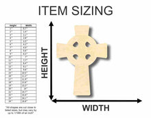 Load image into Gallery viewer, Unfinished Wooden Celtic Cross - Irish - Christian - Craft - up to 24&quot; DIY-24 Hour Crafts
