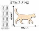 Unfinished Wooden Cat Shape - Animal - Pet - Craft - up to 24" DIY-24 Hour Crafts