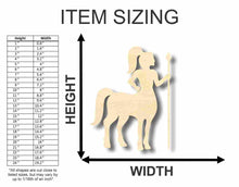 Load image into Gallery viewer, Unfinished Wooden Centaur Shape - Mythical - Craft - up to 24&quot; DIY-24 Hour Crafts

