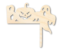 Load image into Gallery viewer, Unfinished Wood Boo Cornerpiece Shape - Craft - up to 46&quot;

