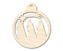 Load image into Gallery viewer, Unfinished Wood Bethlehem Nativity Ornament Shape - Christmas - Craft - up to 24&quot; DIY
