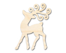 Load image into Gallery viewer, Unfinished Wood Reindeer Shape - Craft - up to 36&quot; DIY
