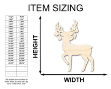 Load image into Gallery viewer, Unfinished Wood Ornament Reindeer Shape - Craft - up to 36&quot; DIY
