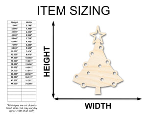 Unfinished Wood Christmas Tree Shape - Craft - up to 36" DIY