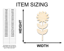 Load image into Gallery viewer, Unfinished Wood Folk Sunflower Shape - Flower Craft - up to 36&quot; DIY
