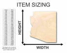 Unfinished Wooden Arizona Shape - State - Craft - up to 24" DIY-24 Hour Crafts