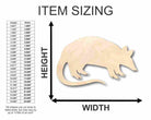 Unfinished Wooden Armadillo Shape - Animal - Craft - up to 24" DIY-24 Hour Crafts