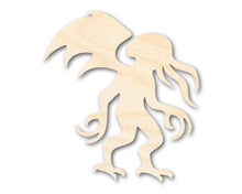 Load image into Gallery viewer, Unfinished Wood Cthulhu Shape - Craft - up to 36&quot;
