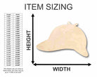Unfinished Wooden Detective Hat Shape - Craft - up to 24" DIY-24 Hour Crafts