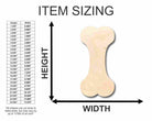 Unfinished Wooden Dog Bone Shape - Animal - Pet - Craft - up to 24" DIY-24 Hour Crafts