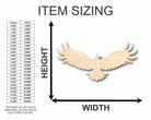 Unfinished Wooden Eagle Shape - Animal - Wildlife - Craft - up to 24" DIY-24 Hour Crafts