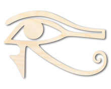 Load image into Gallery viewer, Unfinished Wood Eye of Ra Shape - Egypt - Mythical Craft - up to 24&quot; DIY
