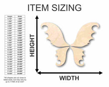 Load image into Gallery viewer, Unfinished Wooden Fairy Wings Shape - Mythical - DIY Costume - 4 Piece Craft - up to 24&quot; DIY-24 Hour Crafts
