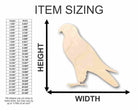 Unfinished Wooden Falcon Shape - Animal - Bird - Wildlife - Craft - up to 24" DIY-24 Hour Crafts