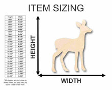Load image into Gallery viewer, Unfinished Wooden Fawn Deer Shape - Animal - Craft - up to 24&quot; DIY-24 Hour Crafts
