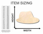 Unfinished Wooden Fedora Shape - Hat - Craft - up to 24" DIY-24 Hour Crafts