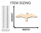 Unfinished Wooden Flying Seagull Shape - Animal - Wildlife - Craft - up to 24" DIY-24 Hour Crafts