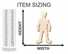 Unfinished Wooden Frankenstein Monster Shape - Halloween - Craft - up to 24" DIY-24 Hour Crafts