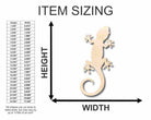 Unfinished Wooden Gecko Shape - Animal - Craft - up to 24" DIY-24 Hour Crafts