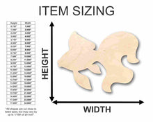 Load image into Gallery viewer, Unfinished Wooden Goldfish Shape - Pet - Ocean - Craft - up to 24&quot; DIY-24 Hour Crafts
