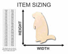 Unfinished Wooden Groundhog Shape - Groundhog's Day - Animal - Craft - up to 24" DIY-24 Hour Crafts
