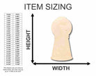 Unfinished Wooden Gumball Machine Shape - Candy - Craft - up to 24" DIY-24 Hour Crafts