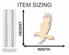 Unfinished Wooden Hawk Shape - Animal - Wildlife - Craft - up to 24" DIY-24 Hour Crafts