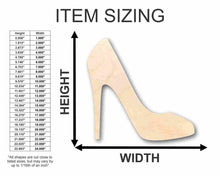 Load image into Gallery viewer, Unfinished Wooden High Heels Shape - Craft - up to 24&quot; DIY-24 Hour Crafts
