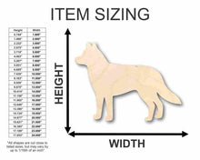 Load image into Gallery viewer, Unfinished Wooden Husky Dog Shape - Animal - Pet - Craft - up to 24&quot; DIY-24 Hour Crafts
