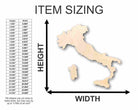 Unfinished Wooden Italy Shape 3 Pieces - Country - Craft - up to 24" DIY-24 Hour Crafts