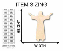 Load image into Gallery viewer, Unfinished Wooden Jesus Preaching Shape - Easter - Christian - Craft - up to 24&quot; DIY-24 Hour Crafts
