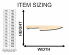 Unfinished Wooden Knife Shape - Kitchen - Horror Halloween - Craft - up to 24" DIY-24 Hour Crafts