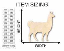 Load image into Gallery viewer, Unfinished Wooden Llama Shape - Farm Animal - Craft - up to 24&quot; DIY-24 Hour Crafts

