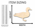 Unfinished Wooden Mallard Duck Shape - Animal - Wildlife - Craft - up to 24" DIY-24 Hour Crafts