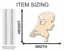 Load image into Gallery viewer, Unfinished Wooden Netherlands Shape - Country - Craft - up to 24&quot; DIY-24 Hour Crafts
