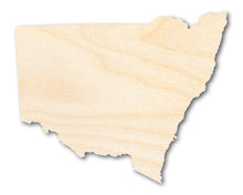 Load image into Gallery viewer, Unfinished Wood New South Wales State Shape - Australia State Craft - up to 36&quot; DIY
