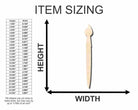 Unfinished Wooden Artist Paint Brush Shape - Craft - up to 24" DIY-24 Hour Crafts