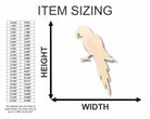 Unfinished Wooden Parrot Shape - Animal - Wildlife - Pet - Craft - up to 24" DIY-24 Hour Crafts