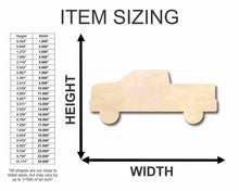 Load image into Gallery viewer, Unfinished Wooden Pickup Truck Shape - Craft - up to 24&quot; DIY-24 Hour Crafts
