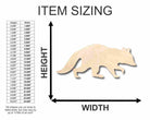 Unfinished Wooden Raccoon Shape - Animal - Craft - up to 24" DIY-24 Hour Crafts