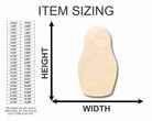 Unfinished Wooden Russian Doll Shape - Paint - Craft - up to 24" DIY-24 Hour Crafts